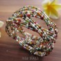 bali crystal beads cuff bracelet wrist design